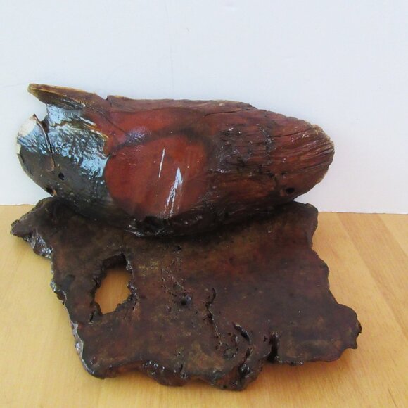 Vintage cypress wood handmade shelf - wall or tabletop - rustic, beach house - Picture 7 of 16